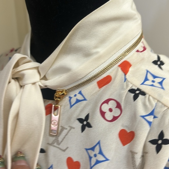 1️⃣5️⃣0️⃣0️⃣ brand new authentic Louis Vuitton babydoll silk blouse - Picture 3 of 13